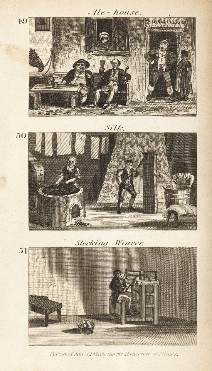 Kereskedelmi Regency Englandben: Ale-house, selyemmalom és harisnyafonó alkotó: Isaac Taylor