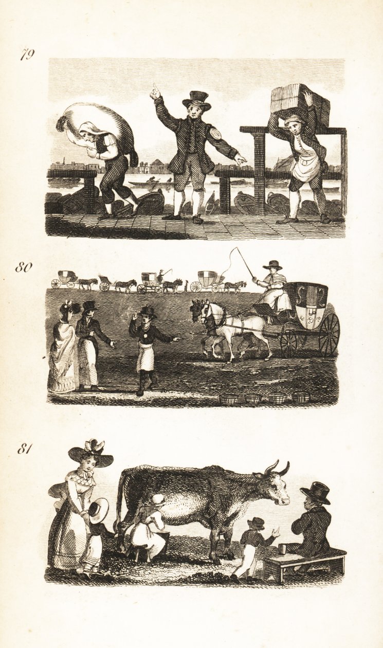 Waterman, Ticket Porter, Fellowship Porter, Coachstand és New Milk from the Cow alkotó: Isaac Taylor
