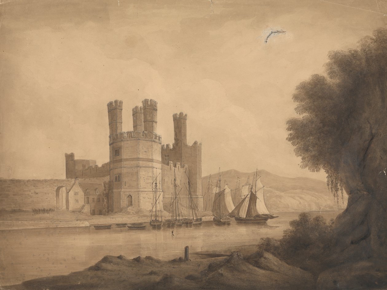 Caernarvon (kastély) Sas-torony alkotó: Isaac Weld