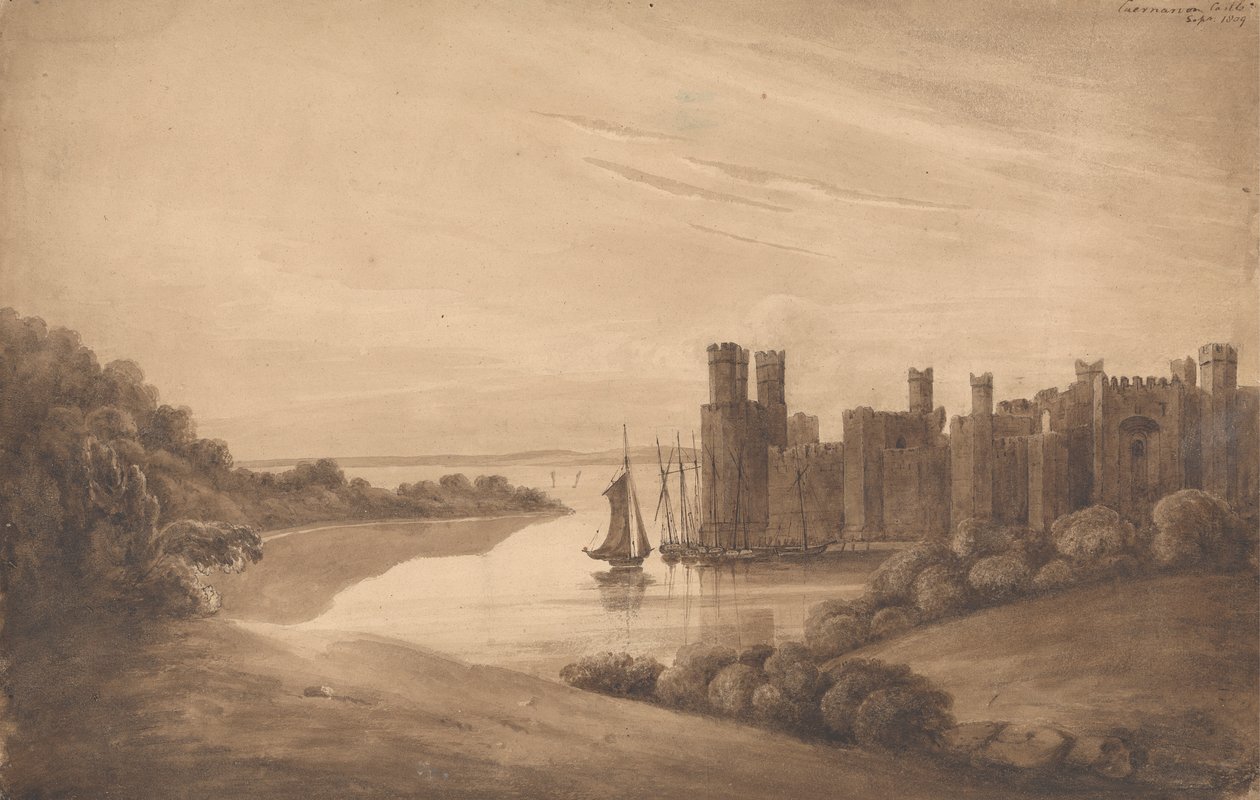 Caernarvon kastély alkotó: Isaac Weld