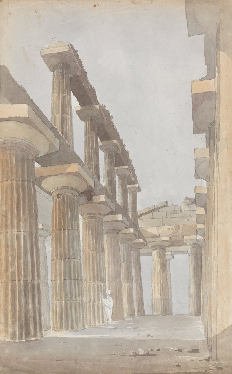 A paestumi nagy templom belseje alkotó: Isaac Weld