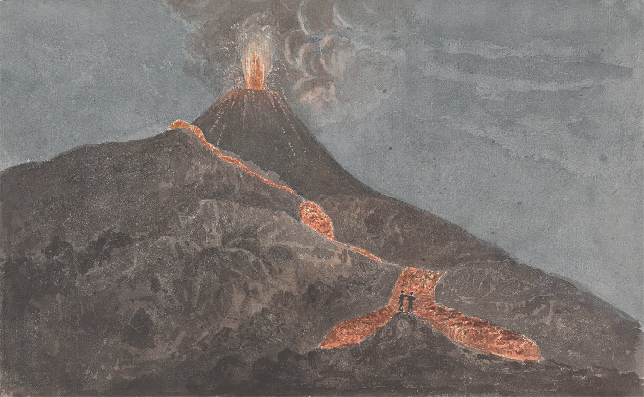 Vezúv a kitörésben alkotó: Isaac Weld