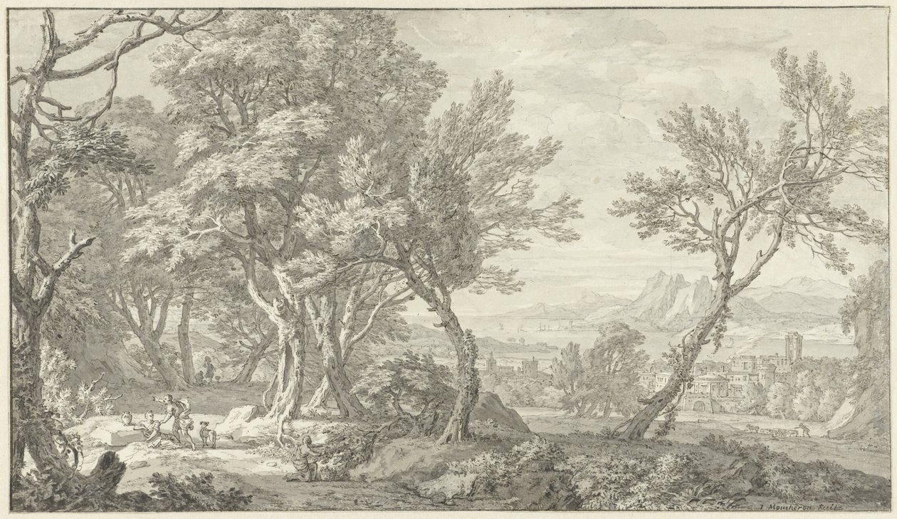 Árkádiai táj alkotó: Isaac de Moucheron