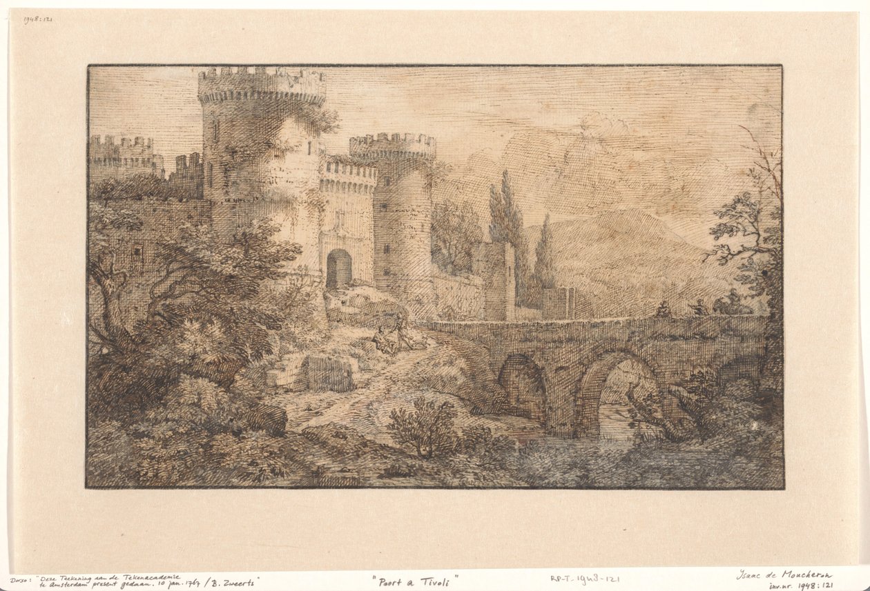 Poort és Tivoli alkotó: Isaac de Moucheron