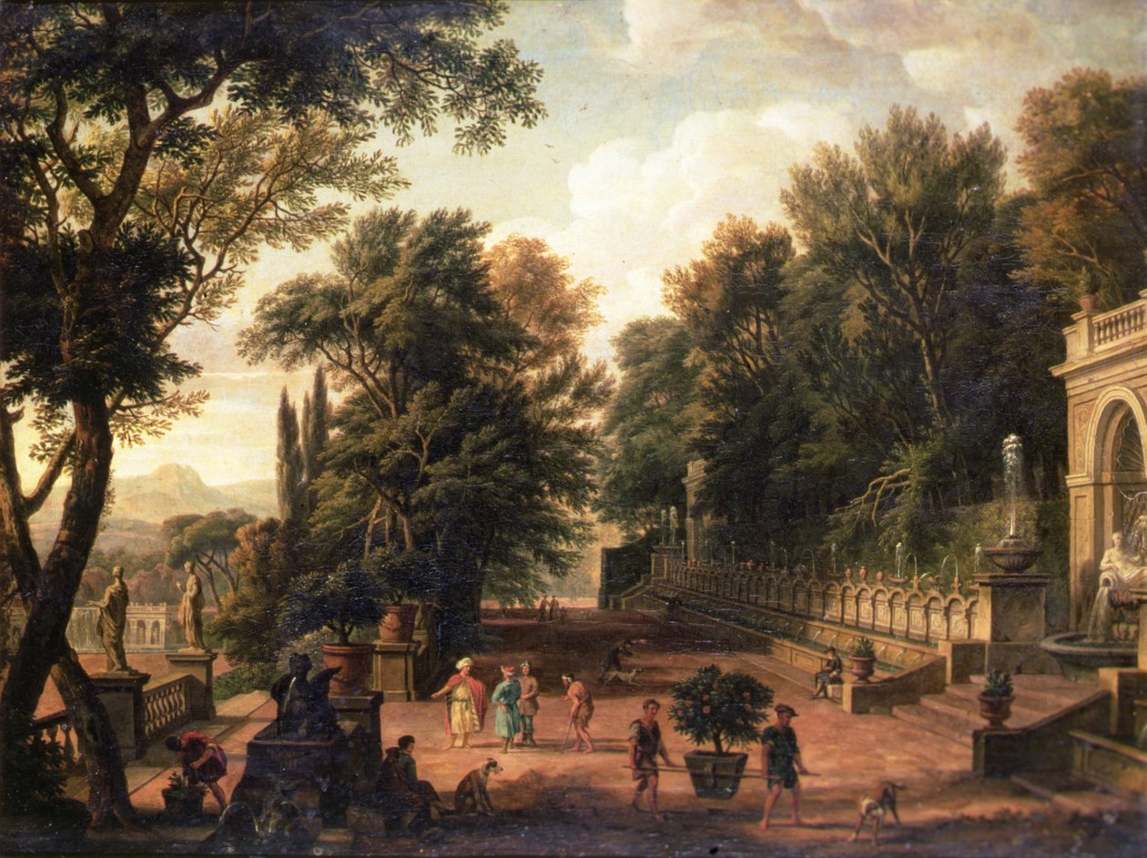 A kertek a Villa d