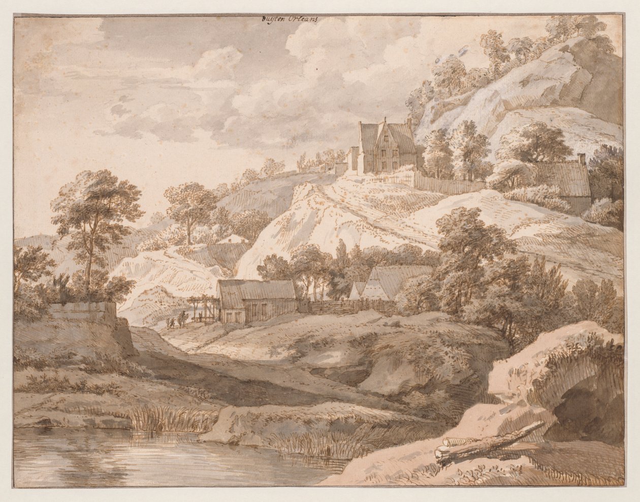 Nézet Orleans közelében alkotó: Isaac de Moucheron