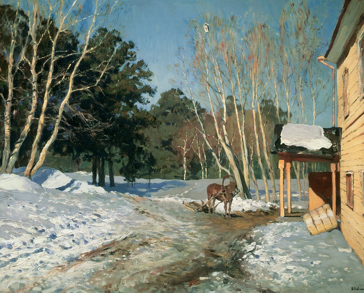 1895. március alkotó: Isaak Ilyich Levitan