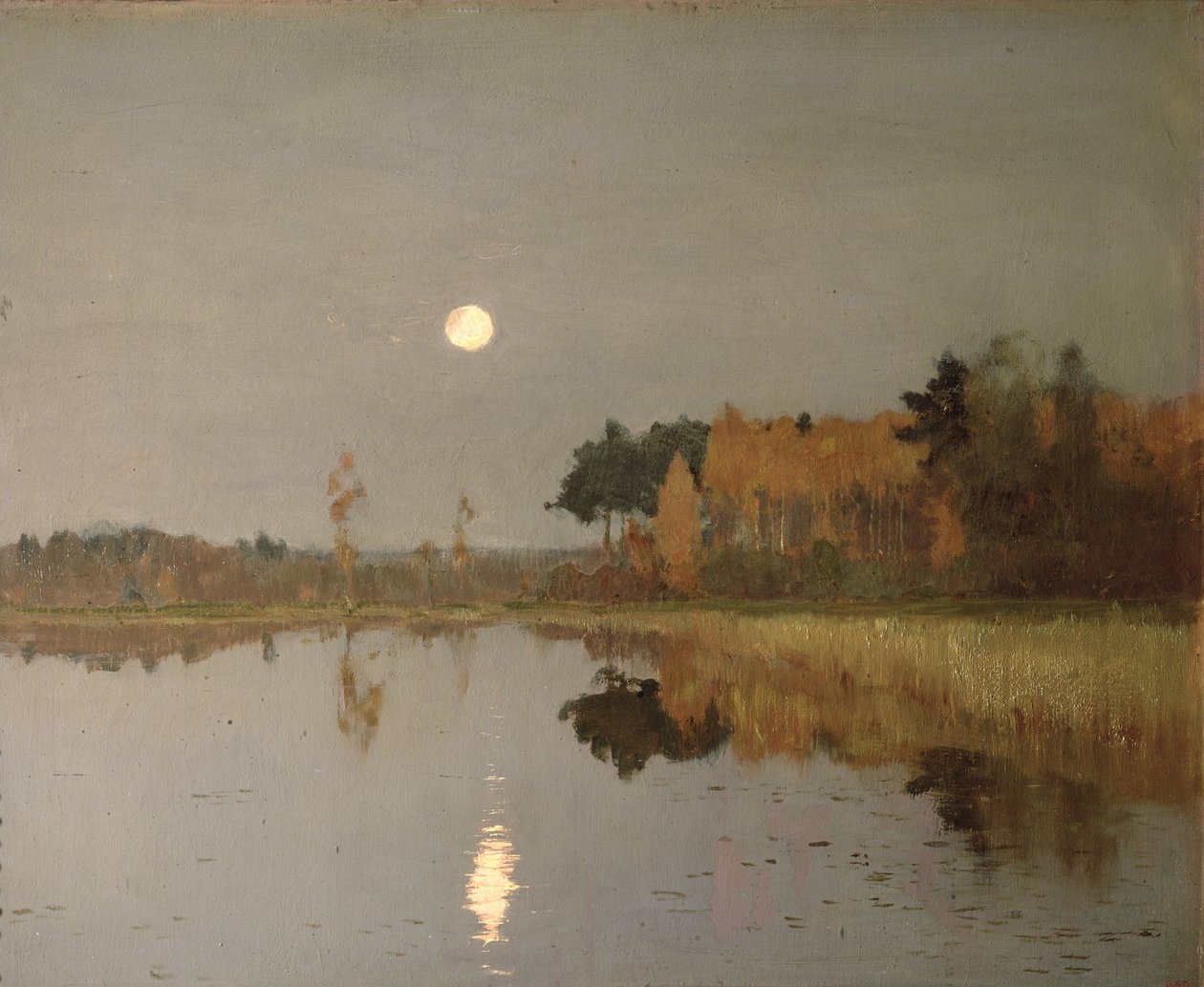 Az alkonyi hold, 1899 alkotó: Isaak Ilyich Levitan