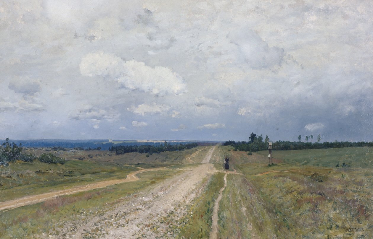 A Vladimirka út, 1892 alkotó: Isaak Ilyich Levitan
