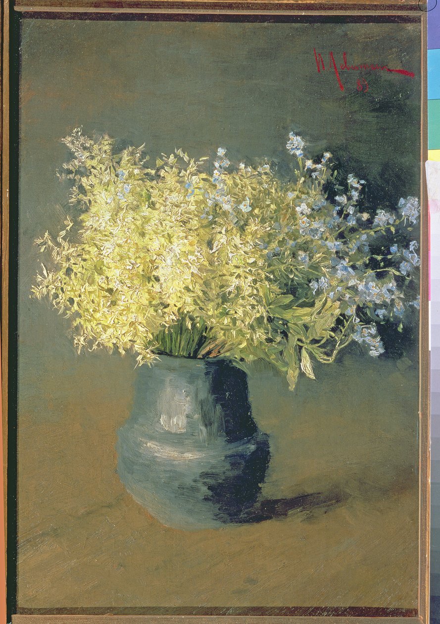 Vadorgonák és nefelejcsek, 1889 alkotó: Isaak Ilyich Levitan