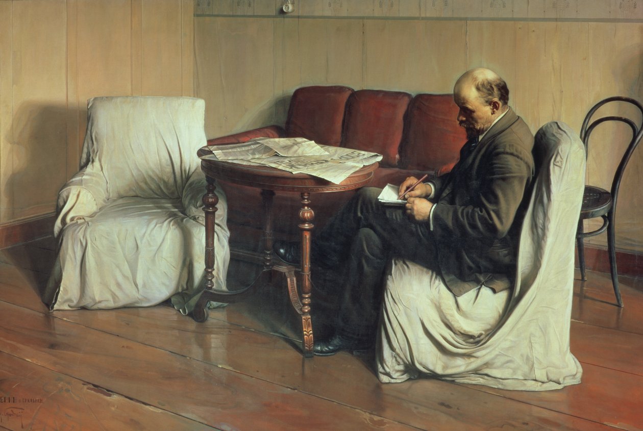 Vlagyimir Lenin (1870-1924) Szmolnijban, 1930 alkotó: Isaak Israilevich Brodsky