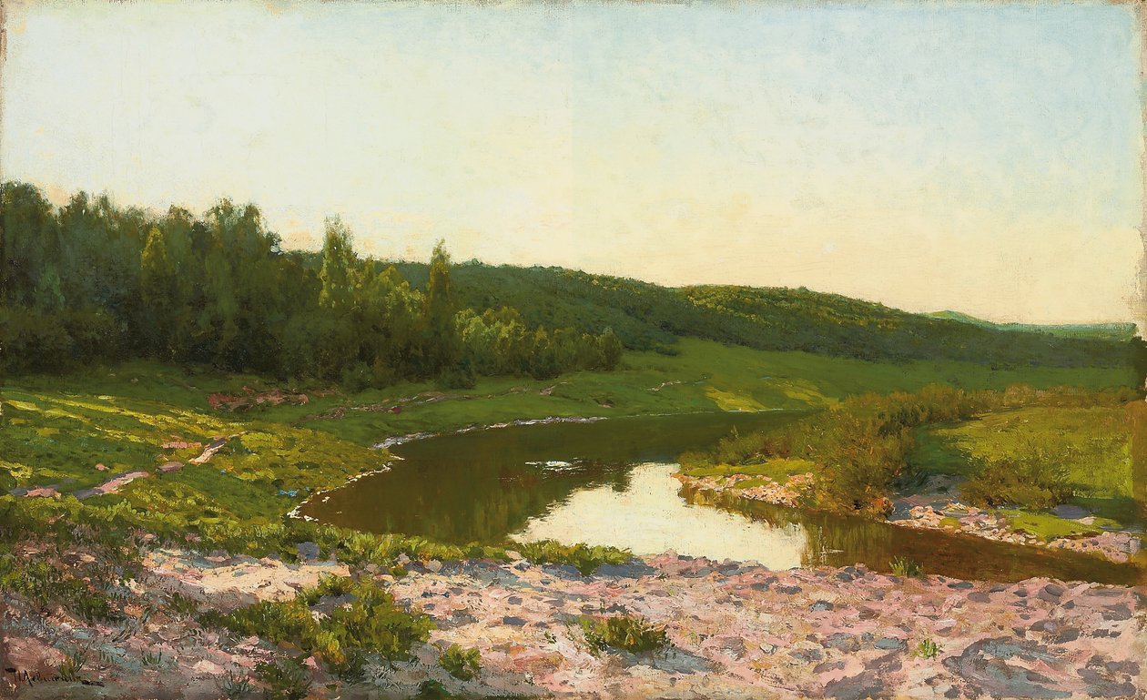 A víz szélén, alkotó: Isaak Ilyich Levitan