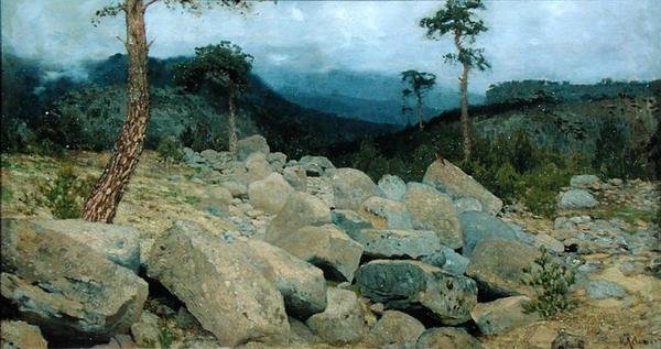 A Krím-hegységben, 1886 alkotó: Isaak Ilyich Levitan