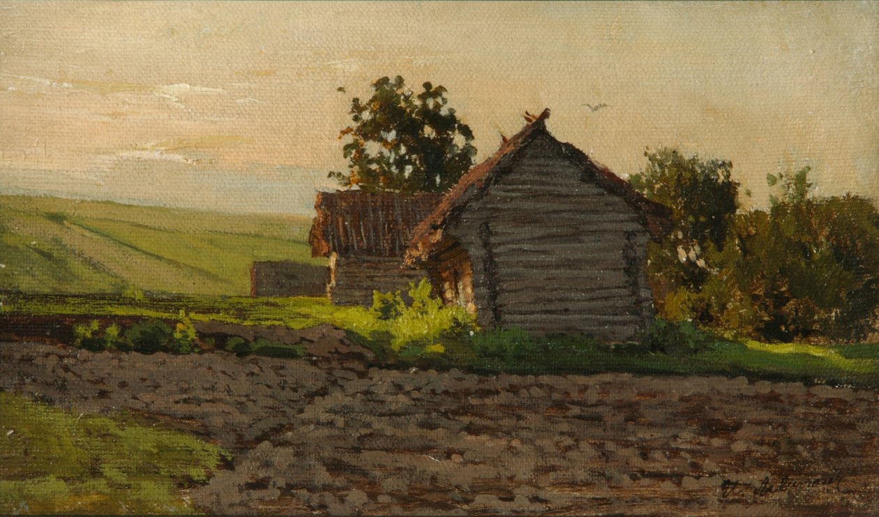 Slobodka, 1884 alkotó: Isaak Ilyich Levitan
