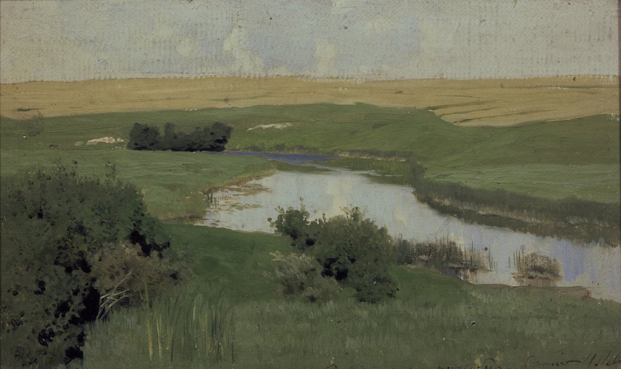 Kis Istra folyó, 1885-1886 alkotó: Isaak Ilyich Levitan