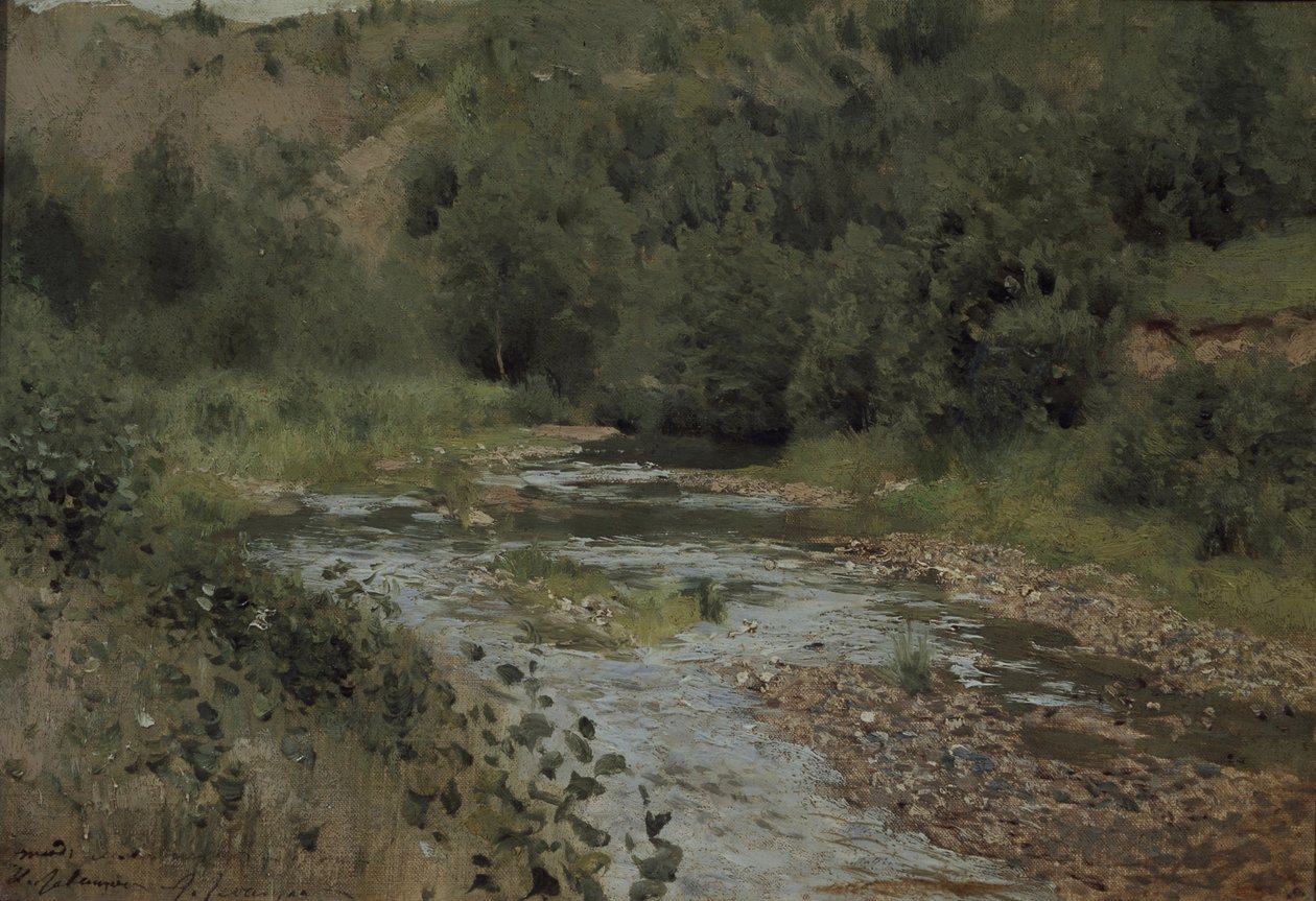 Patak, 1880-as évek alkotó: Isaak Ilyich Levitan
