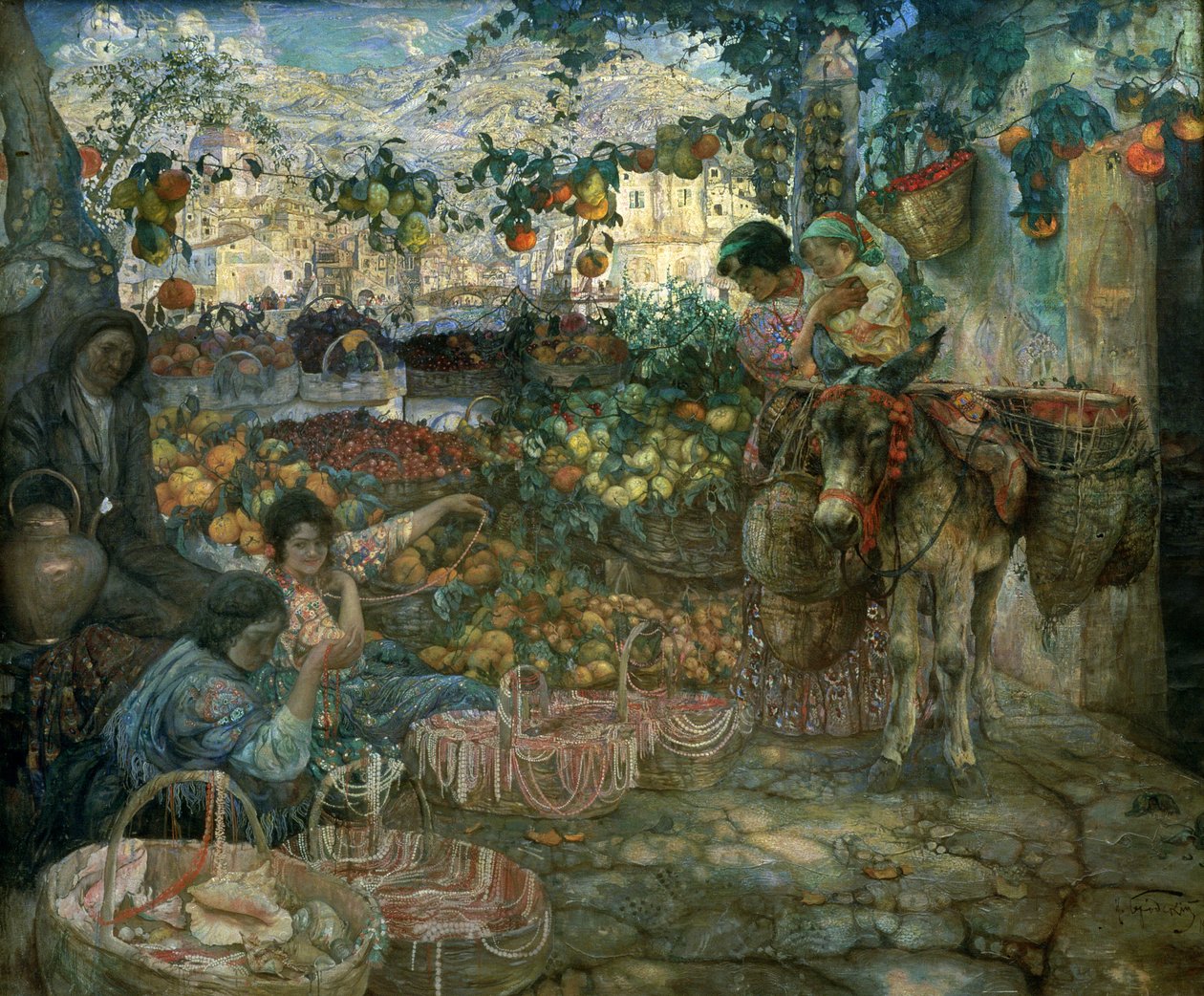 Olaszország, 1911 alkotó: Isaak Israilevich Brodsky