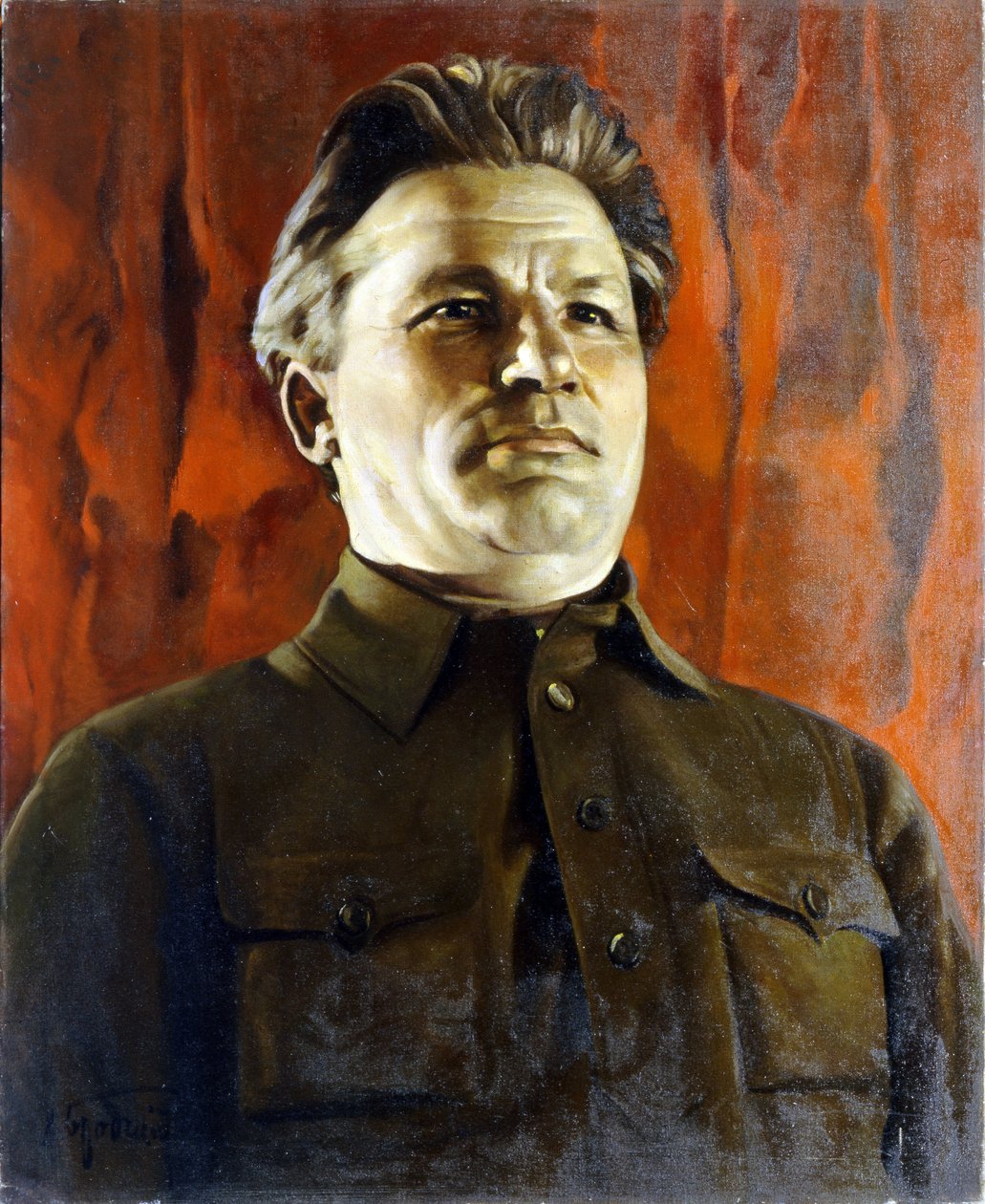 Szergej Kirov portréja (Sergej (Serg) Mironovics Kostrikov alkotó: Isaak Israilevich Brodsky