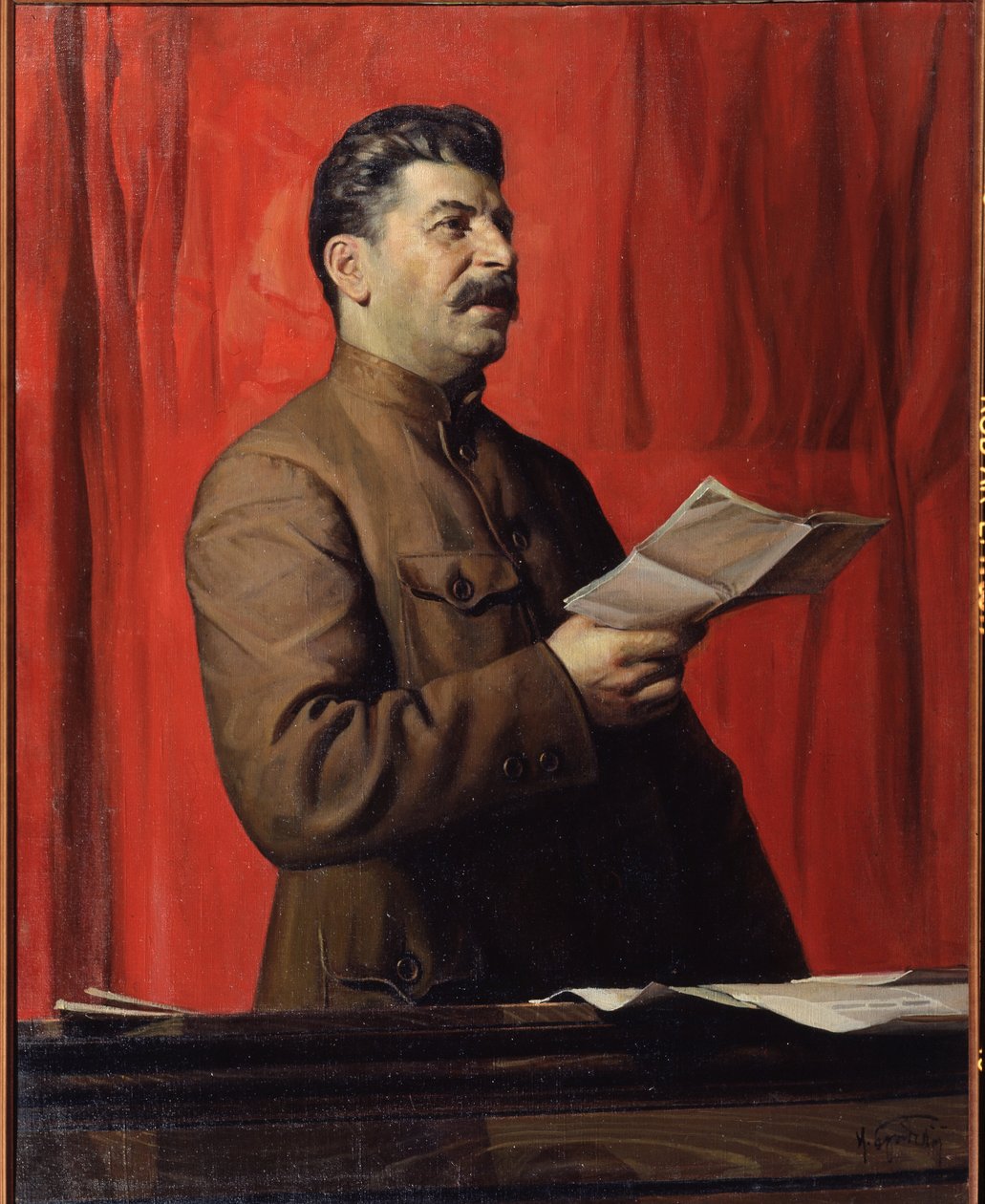 Sztálin portréja alkotó: Isaak Israilevich Brodsky