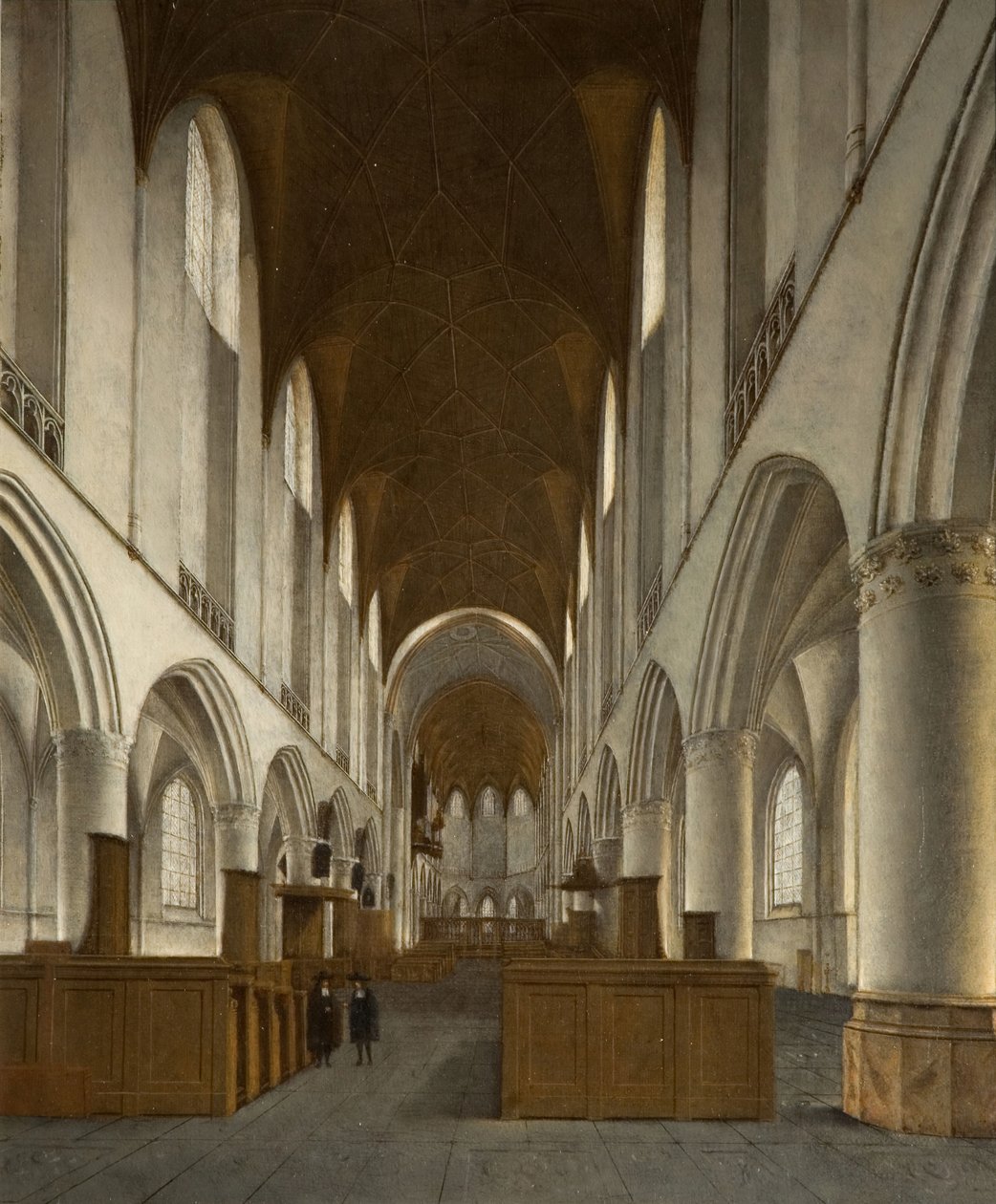 Saint Bavo belseje, Haarlem, 1680. alkotó: Isaak van Nickele