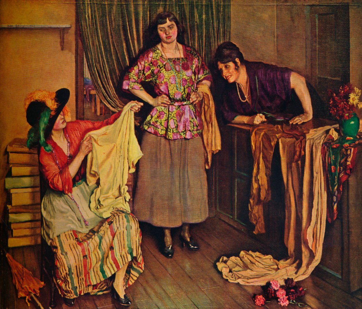"A blúzbolt", 1925 alkotó: Isabel Codrington