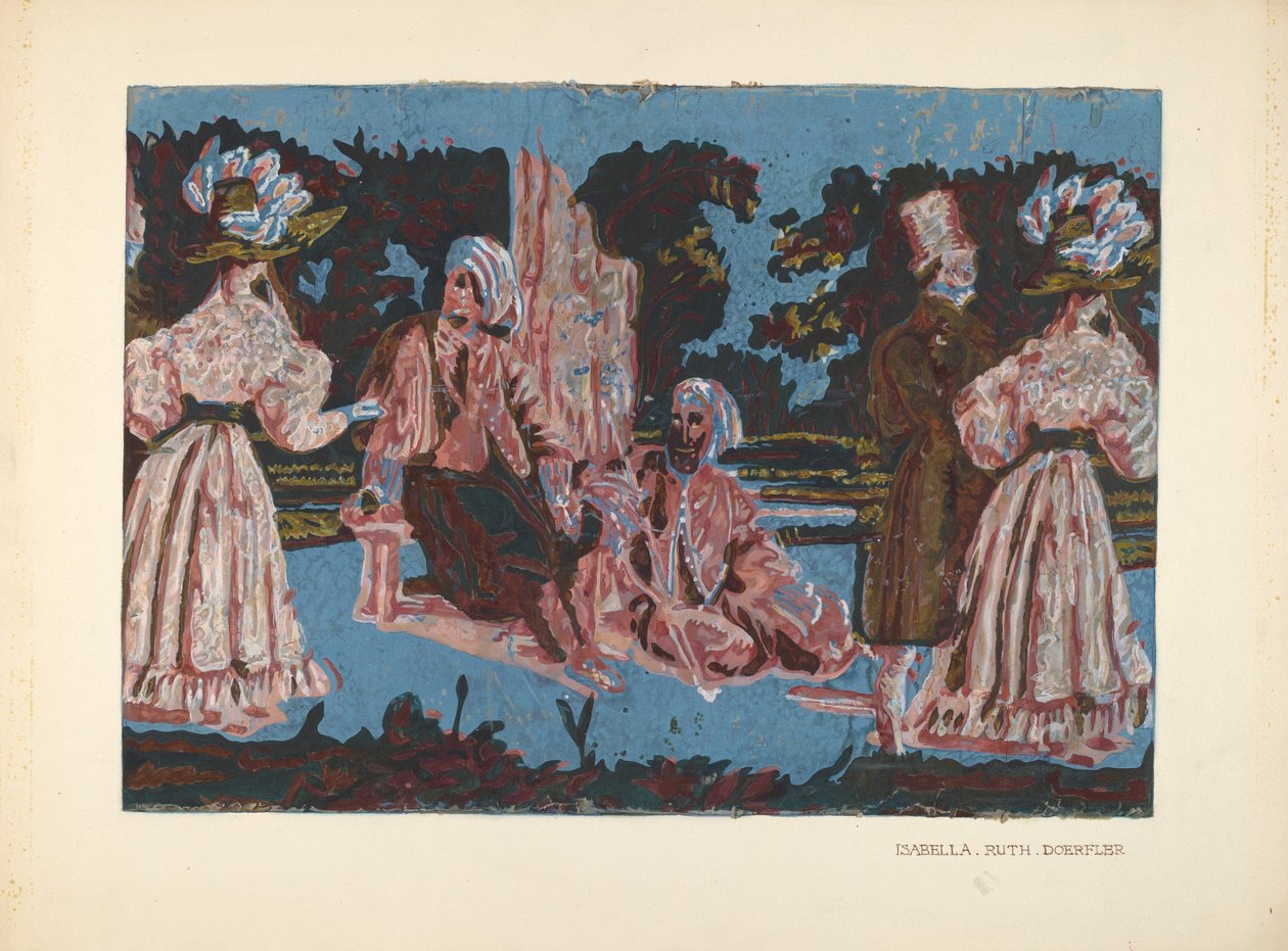 Bandbox tervezés, 19351942. alkotó: Isabella Ruth Doerfler