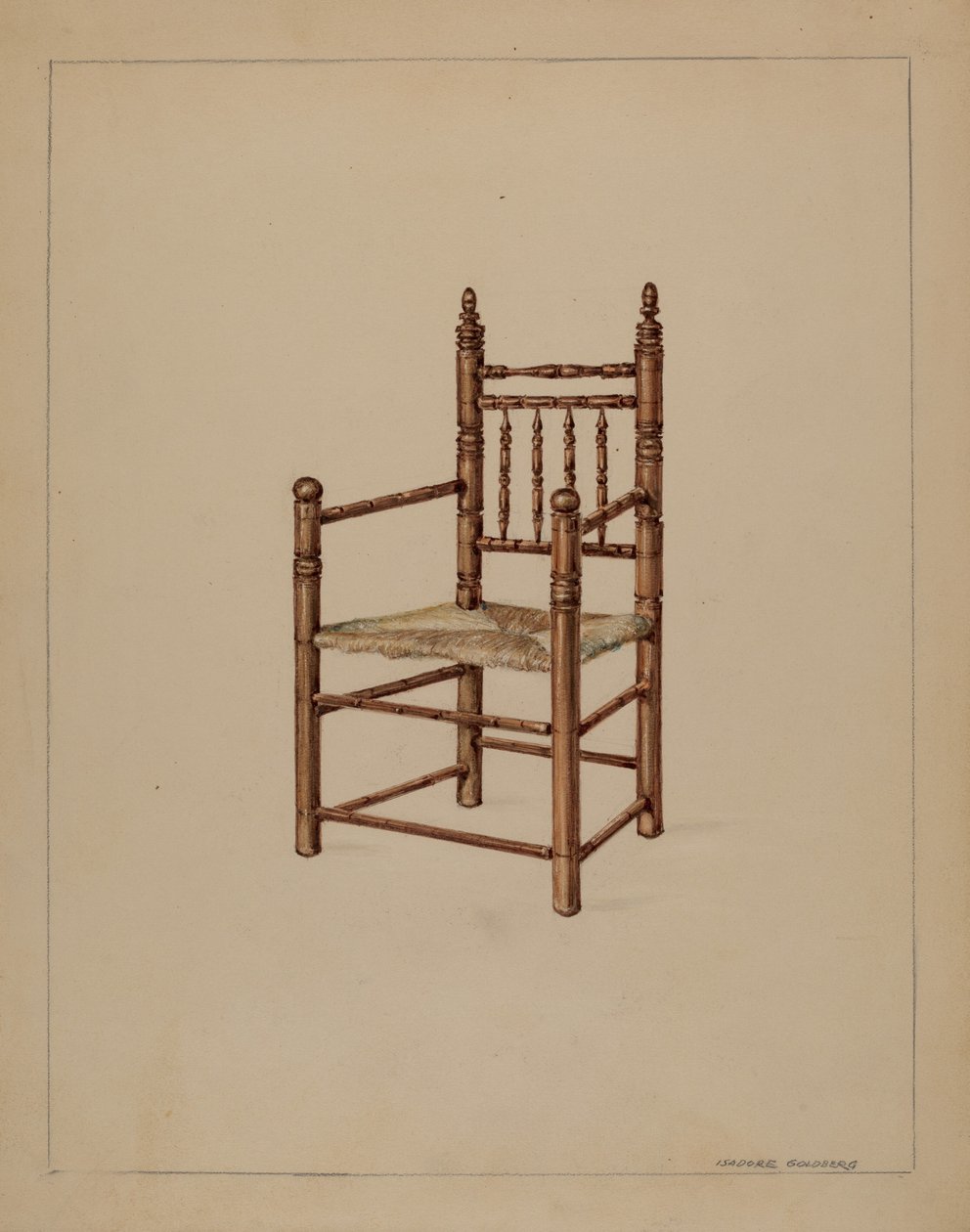 Szék alkotó: Isadore Goldberg