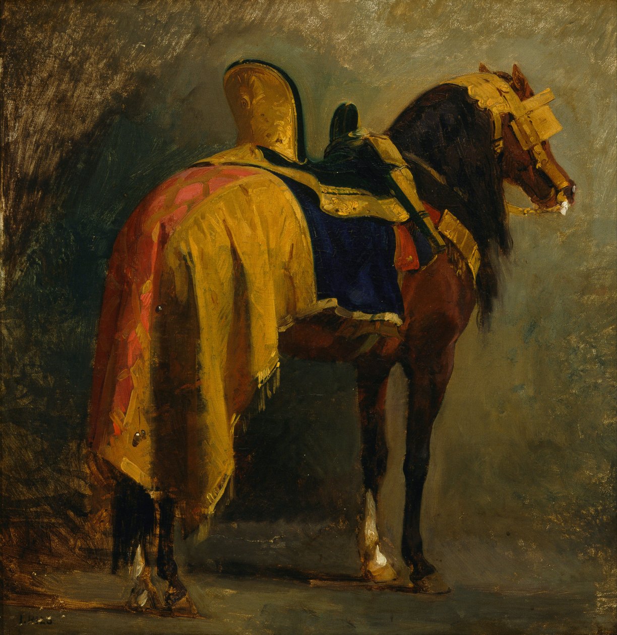Ló kabariszon alkotó: Isidore Pils