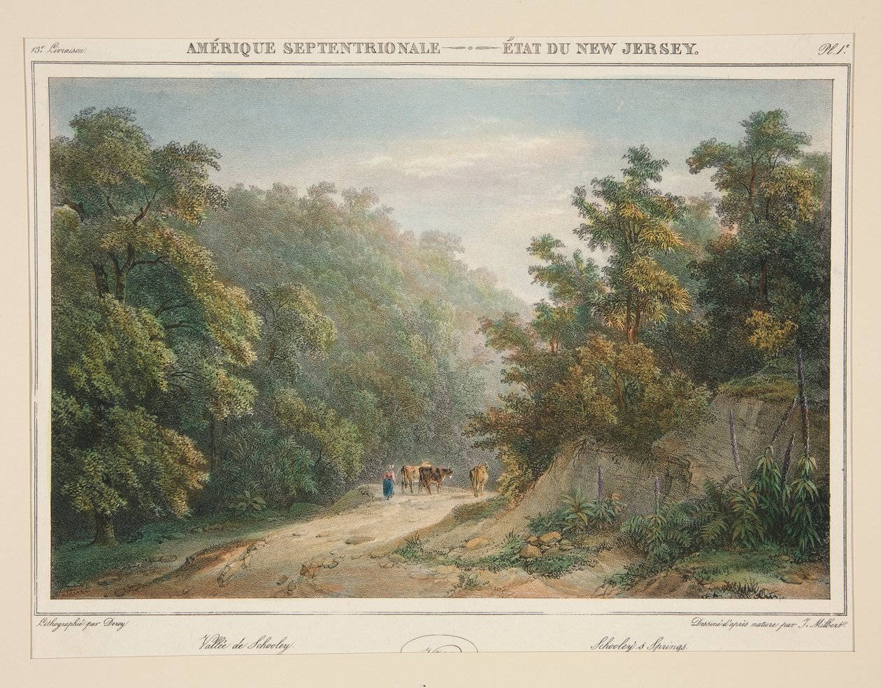 Észak-Amerika – New Jersey állam. 49. szám, pl. 1 alkotó: Isidore Laurent Deroy