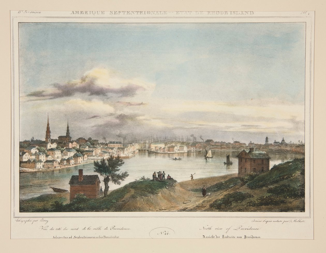 Észak-Amerika – Rhode Island állam. 44. szám, pl. 4 alkotó: Isidore Laurent Deroy