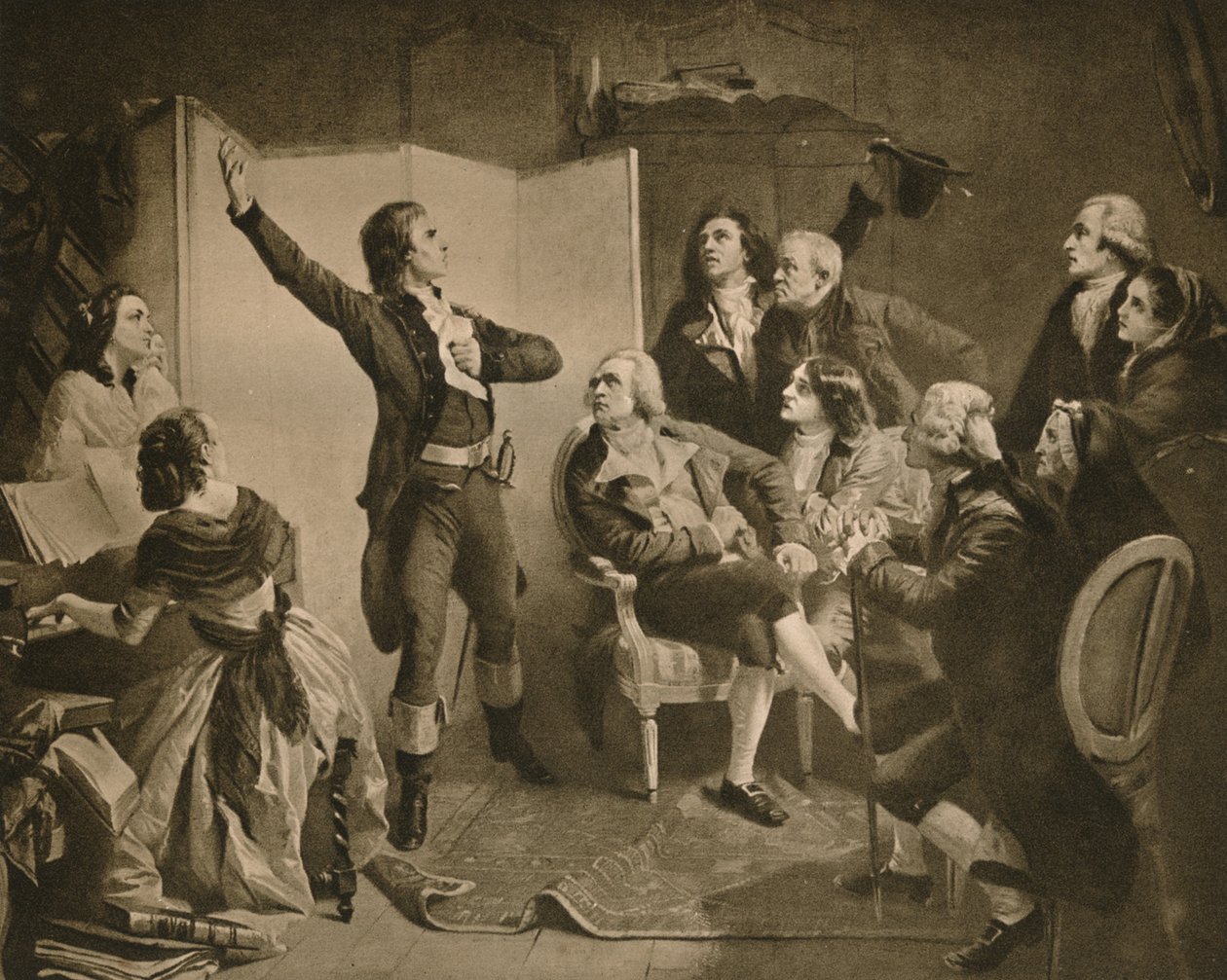 A Marseillaise első éneke, 1895. alkotó: Isidore Pils