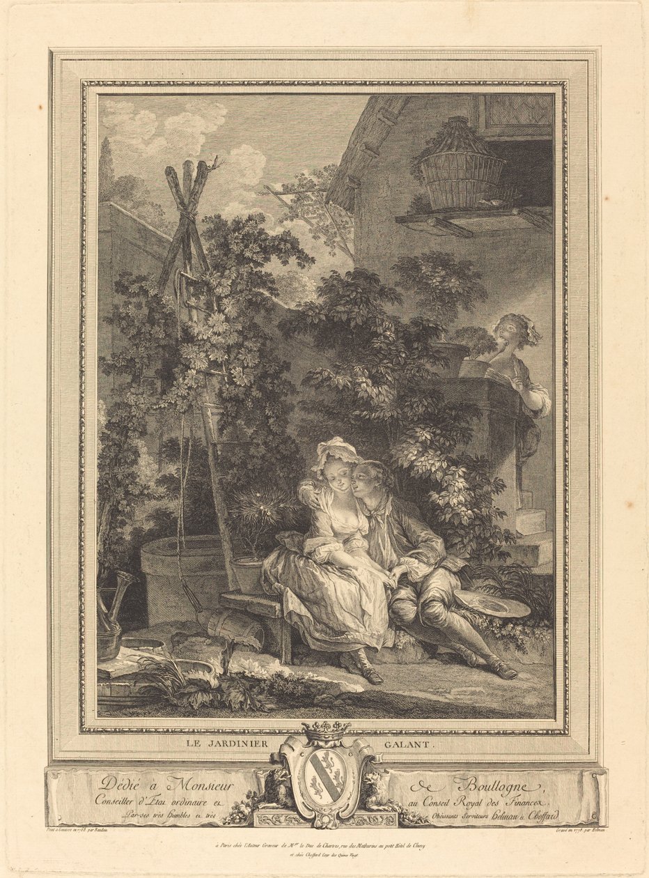 A vitéz kertész alkotó: Isidore Stanislas Helman after Pierre Antoine Baudouin