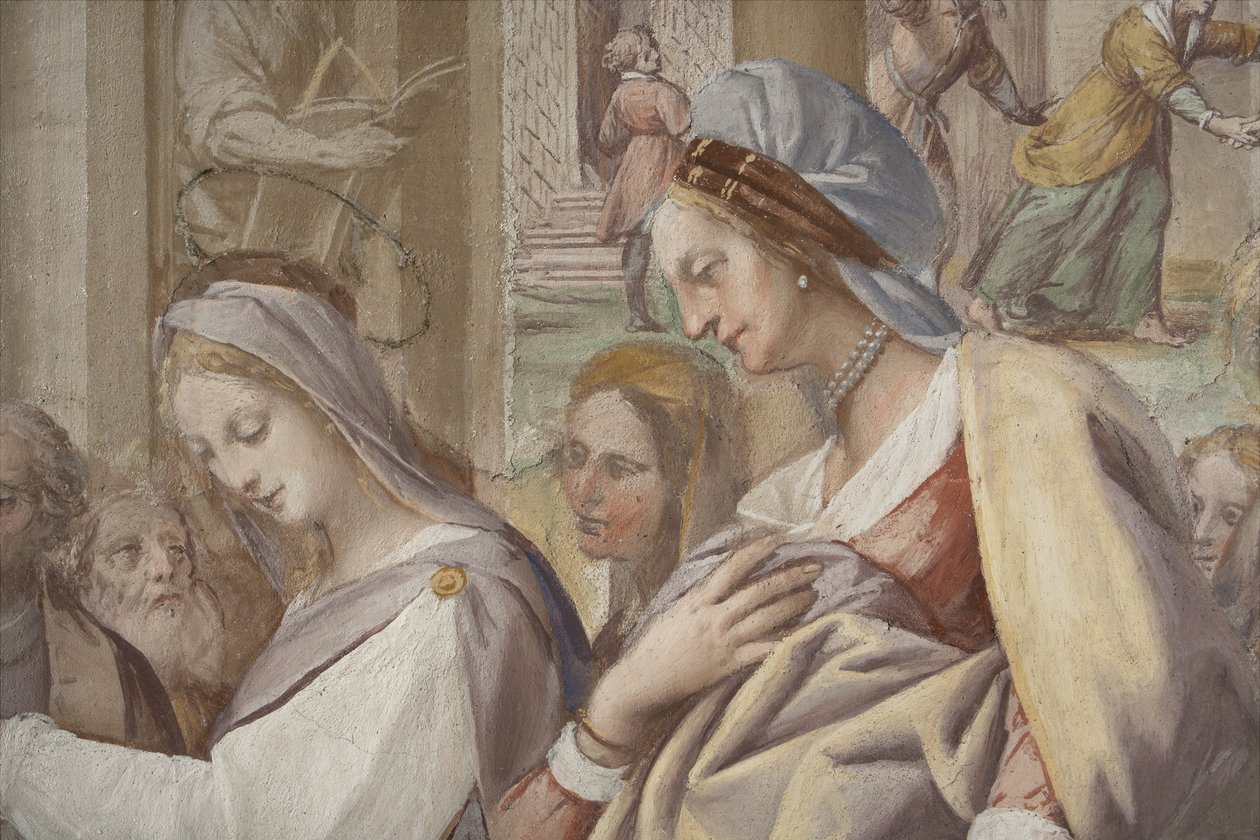 Részlet a Szűz Mária házasságából, 1634 alkotó: Isidoro Bianchi