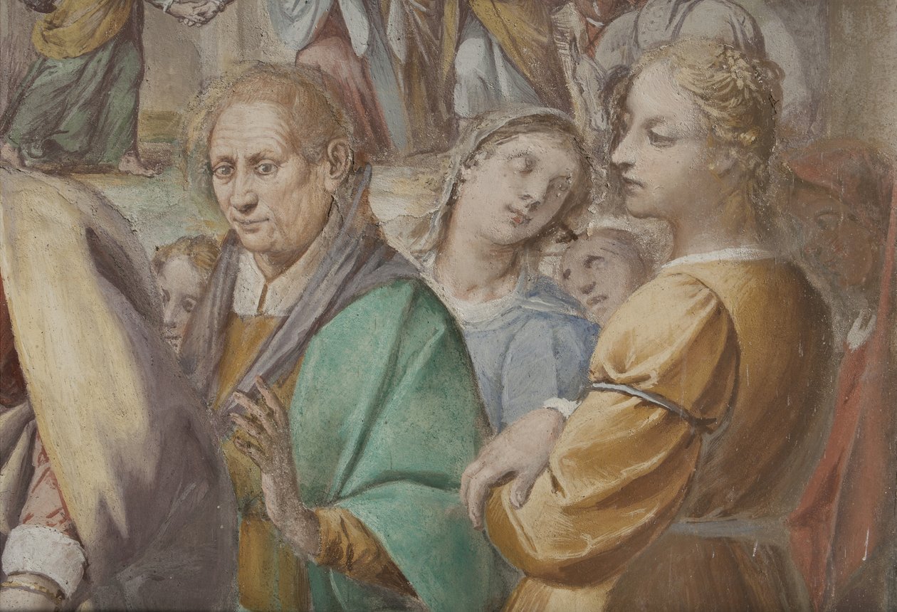 Részlet a Szűz Mária házasságából, 1634 alkotó: Isidoro Bianchi