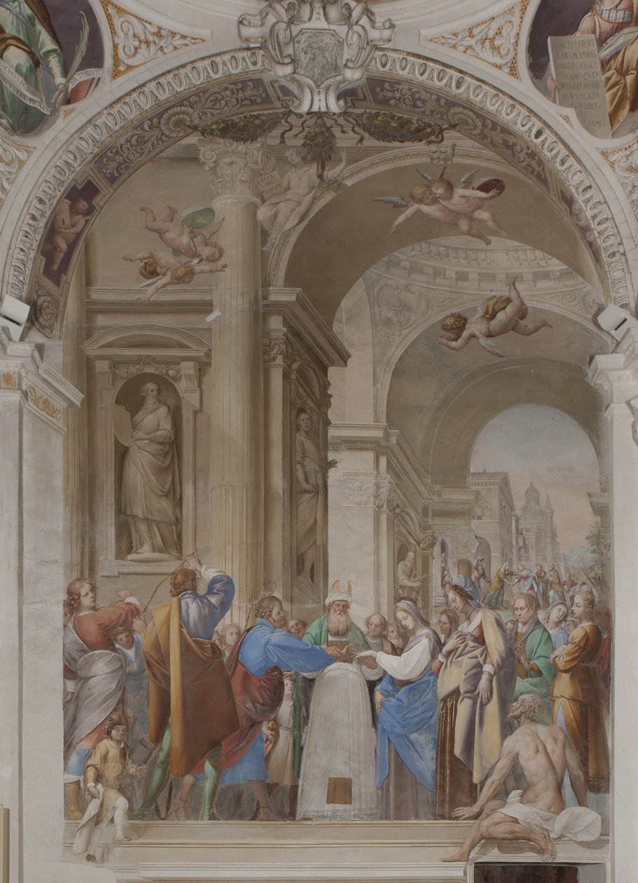 Szűz Mária házassága, 1634 alkotó: Isidoro Bianchi