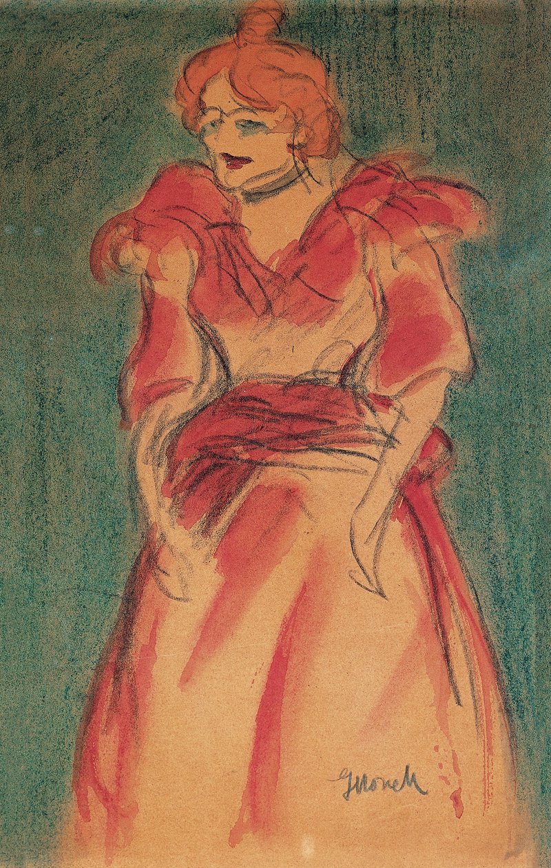 Cabaret Singer alkotó: Isidre Nonell