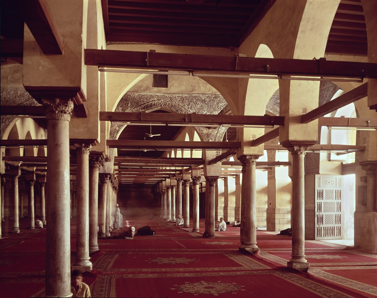 A Qibla Liwan az Al-Azhar mecsetben, i.sz. 970 alkotó: Islamic School