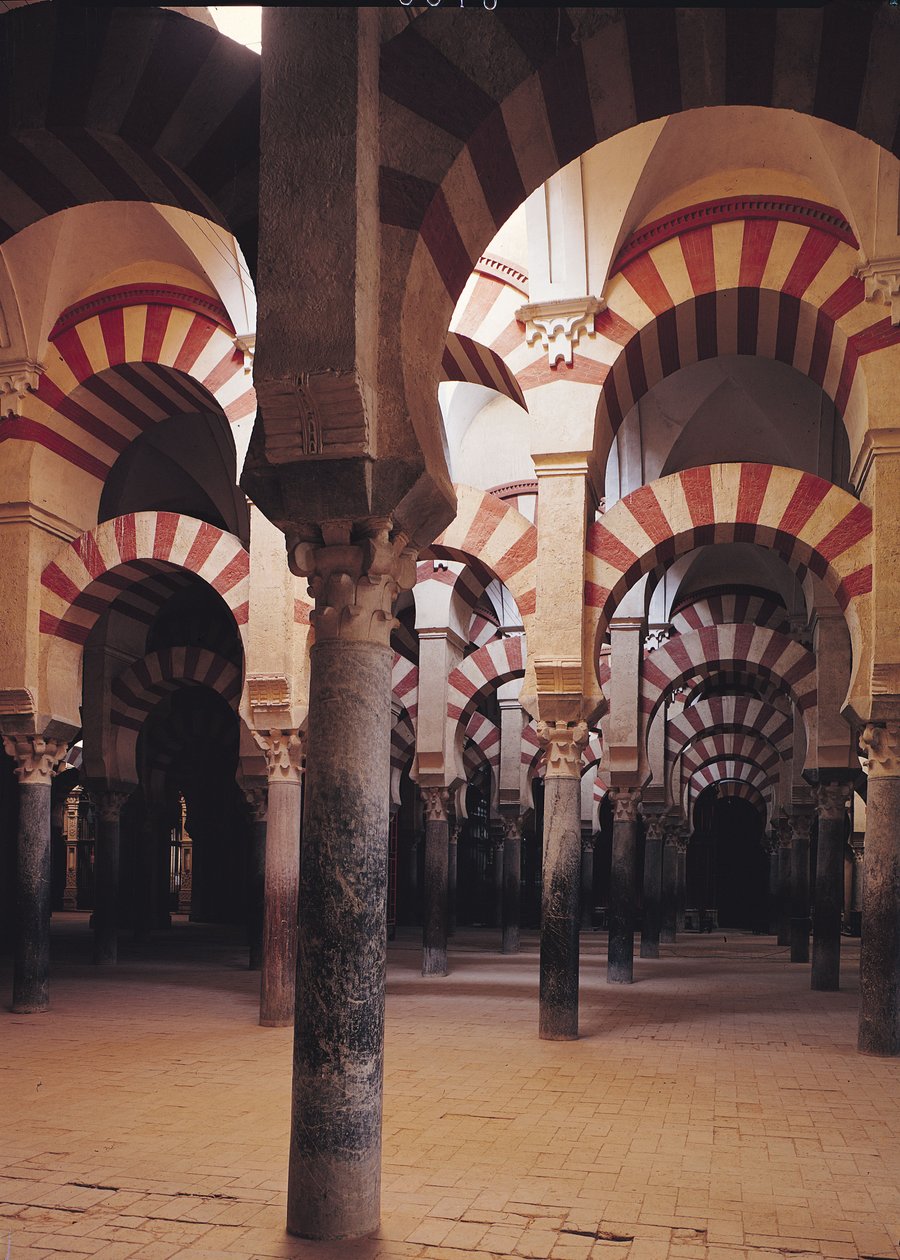 A mecset belső képe, i.sz. 795-987 alkotó: Islamic School