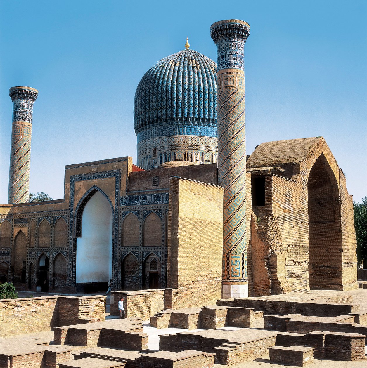 Gur-i-Amir mauzóleuma és Tamerlan sírja, Szamarkand, Üzbegisztán alkotó: Islamic School