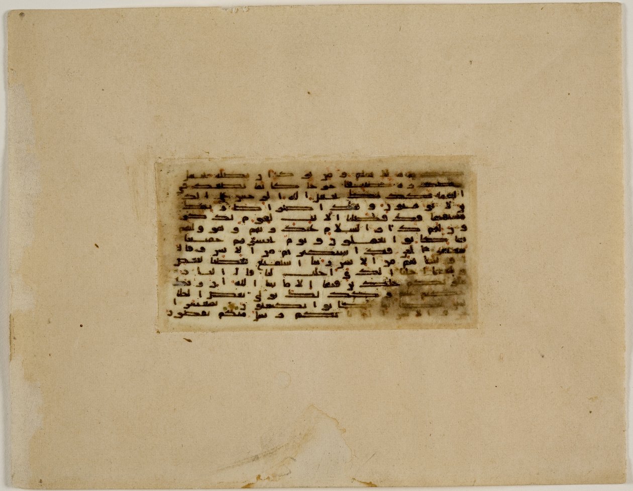 Miniatűr Korán-fólió, Törökország (tinta és színek pergamenen) (3527316 recto) alkotó: Islamic School