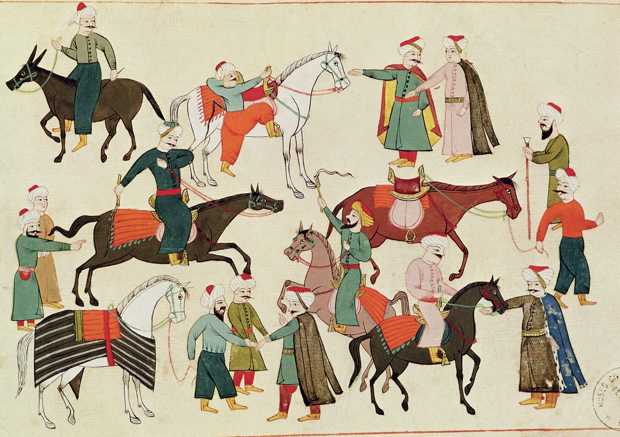 Ms 1671 A lópiac, 1580 körül alkotó: Islamic School