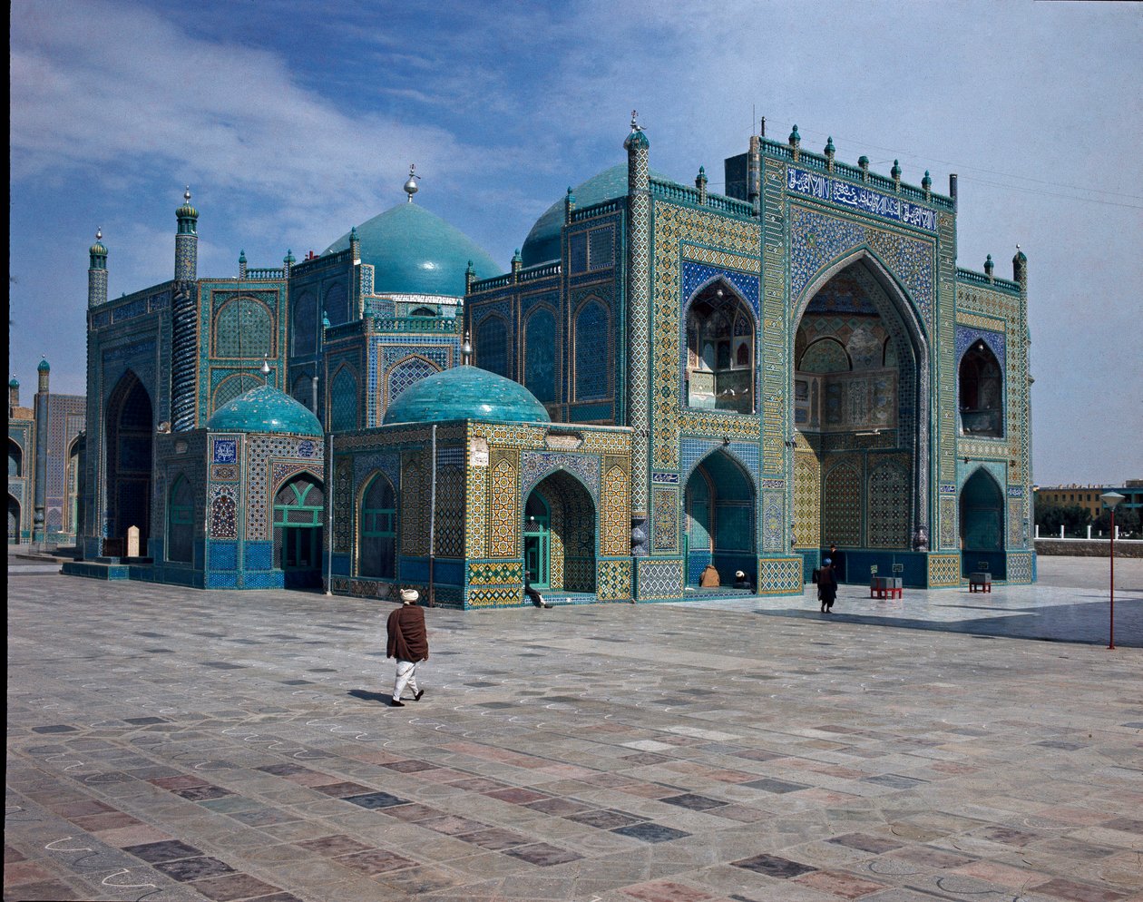 Kilátás a kék mecsetre (vagy Ali mecsetre) 12-15. század. alkotó: Islamic School