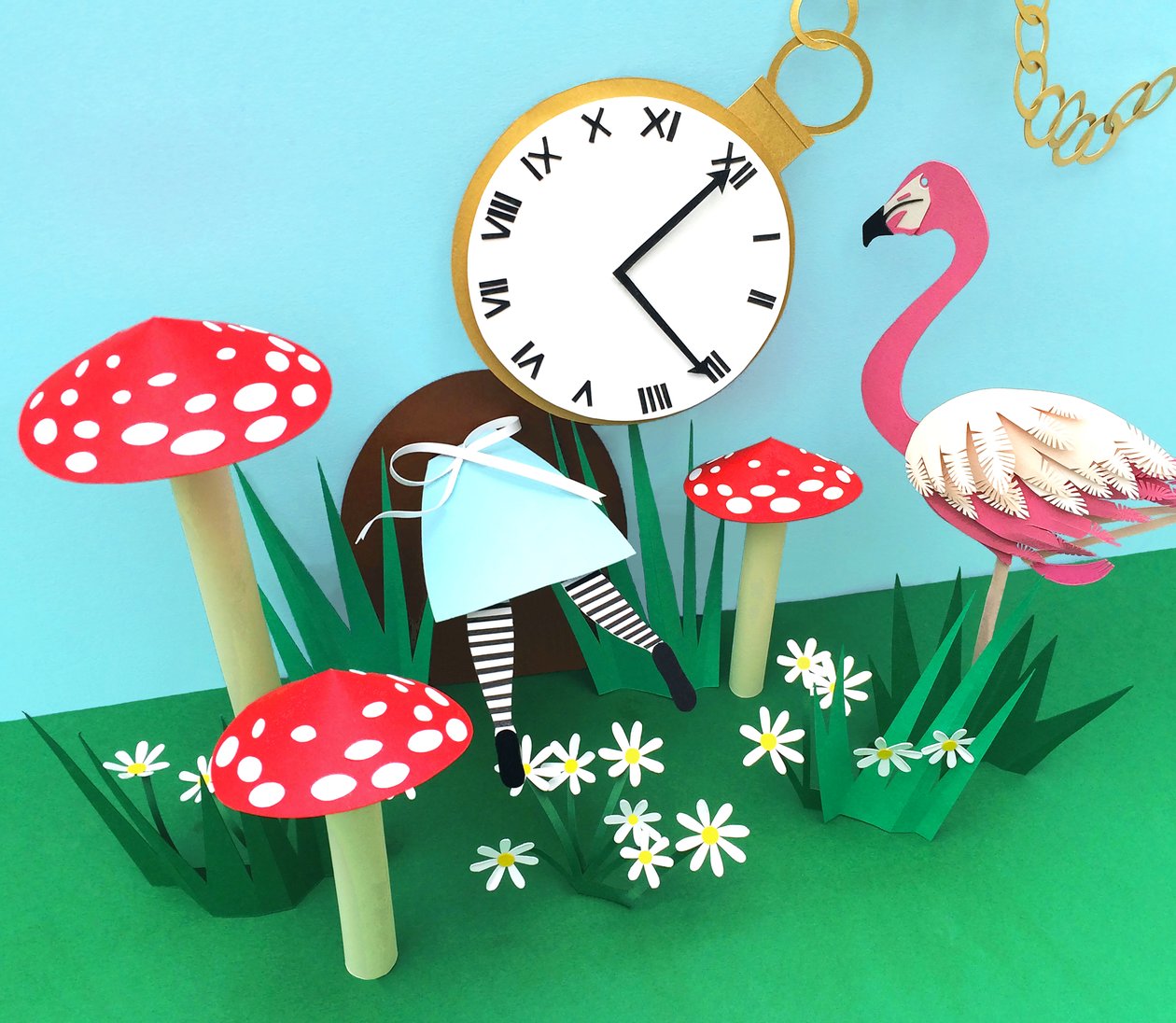 Curiouser and Curiouser, 2016 (papír) alkotó: Isobel Barber