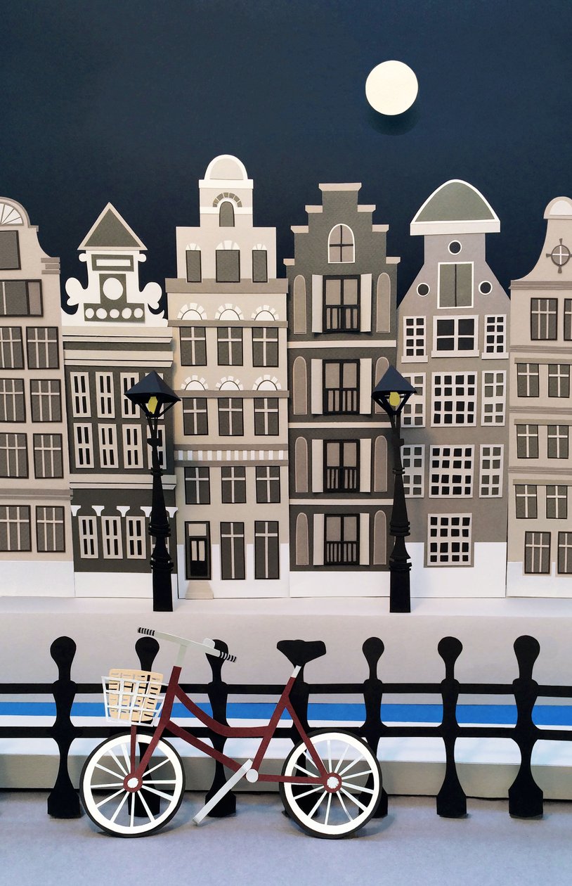 The City Sleeps, 2016 (papír) alkotó: Isobel Barber