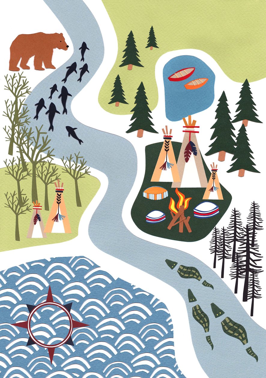The Great Outdoors, 2016 papír alkotó: Isobel Barber