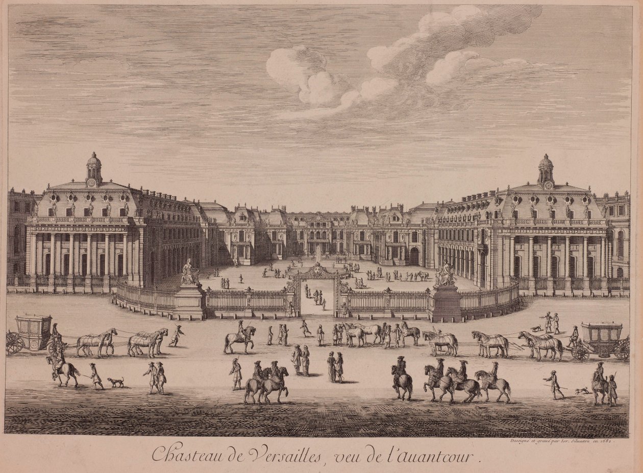 Versailles, 1682 alkotó: Israël Silvestre the Younger