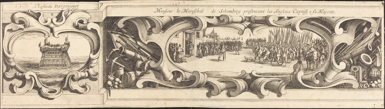 La Rochelle ostroma [16/14. tábla; a készlet tartalma: 1952.8.97-112] alkotó: Israel Henriet or Abraham Bosse after Jacques Callot