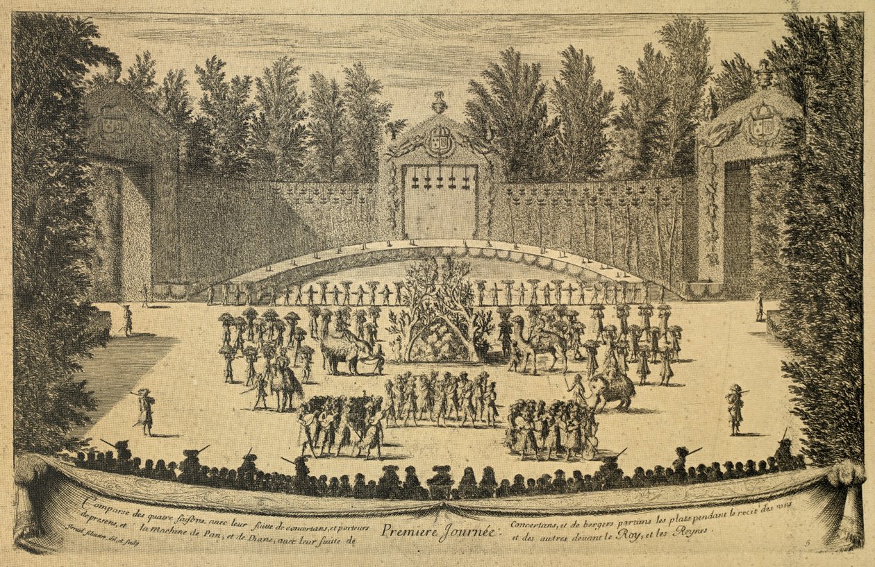 Versailles-i ünnepségek alkotó: Israel Sylvestre
