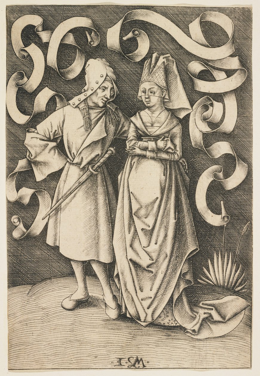 Az eltérő pár c. 1495-1497 alkotó: Israhel van Meckenem the younger