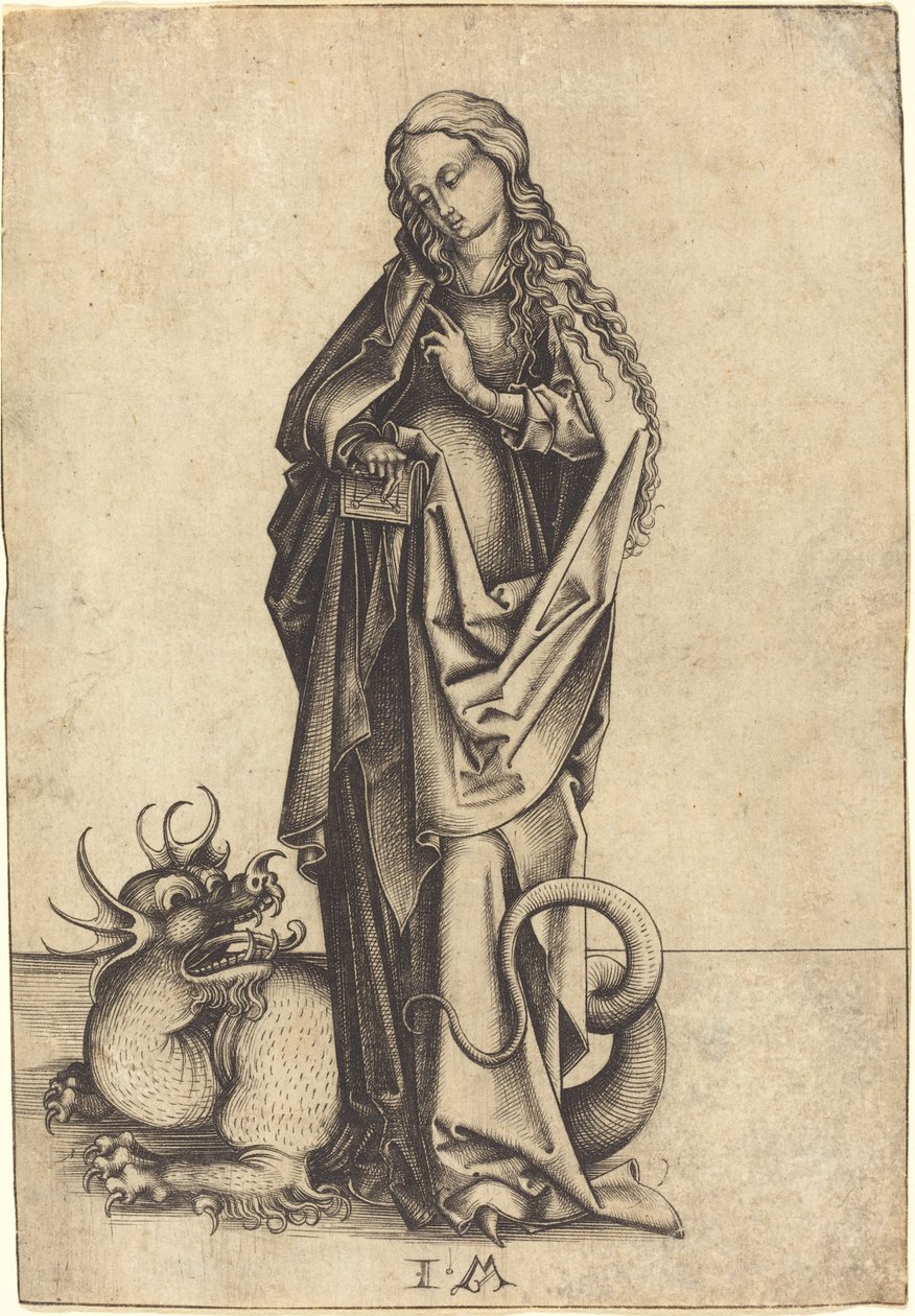 Szent Margit, c. 14801490. alkotó: Israhel van Meckenem